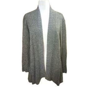 Eileen Fisher Women's 100% Linen Open Front Cardigan Sz XS Lightweight Oversized